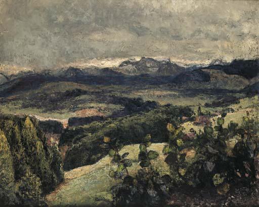 Reinhold Kündig - Ausblick von Horgenberg