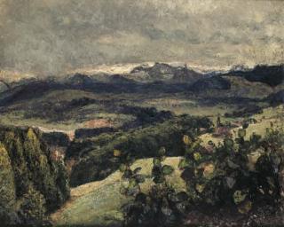 Reinhold Kündig - Ausblick von Horgenberg