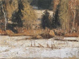 Reinhold Kündig - Waldlichtung