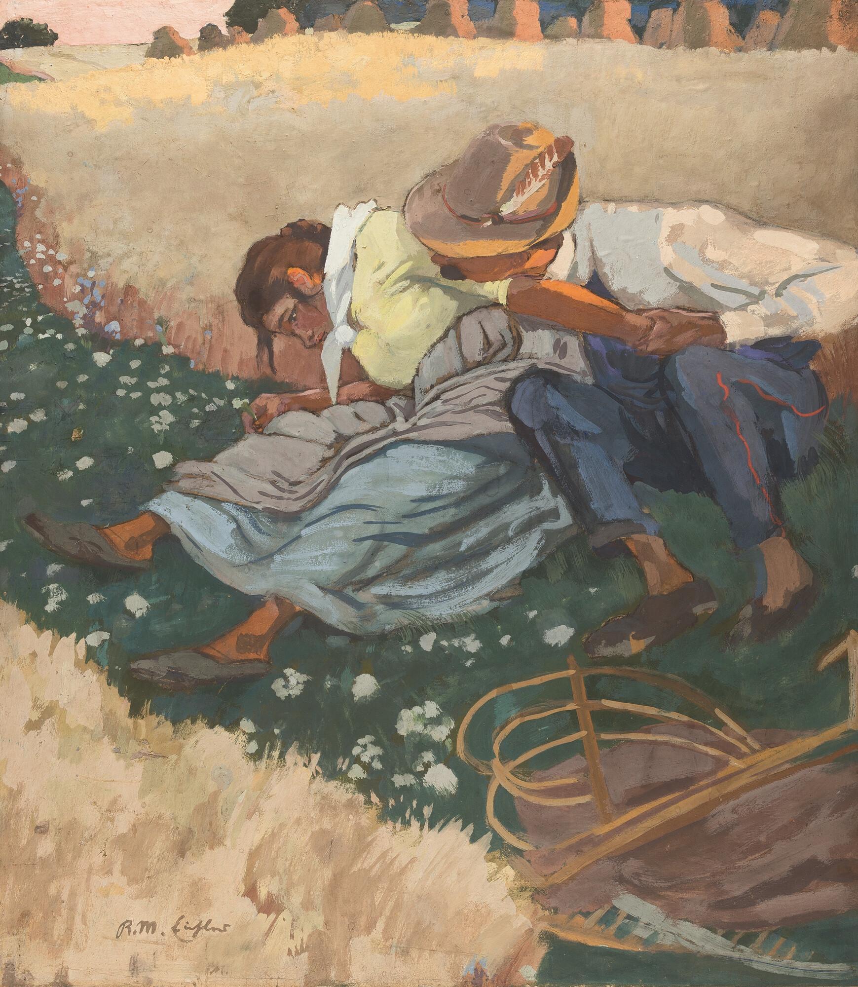Reinhold Max Eichler - Paar auf Feld.