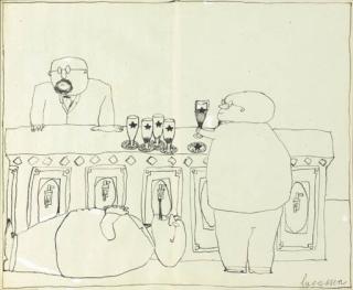 Reinier Lucassen - Untitled - A drawing for the Heineken Hoek Cafe