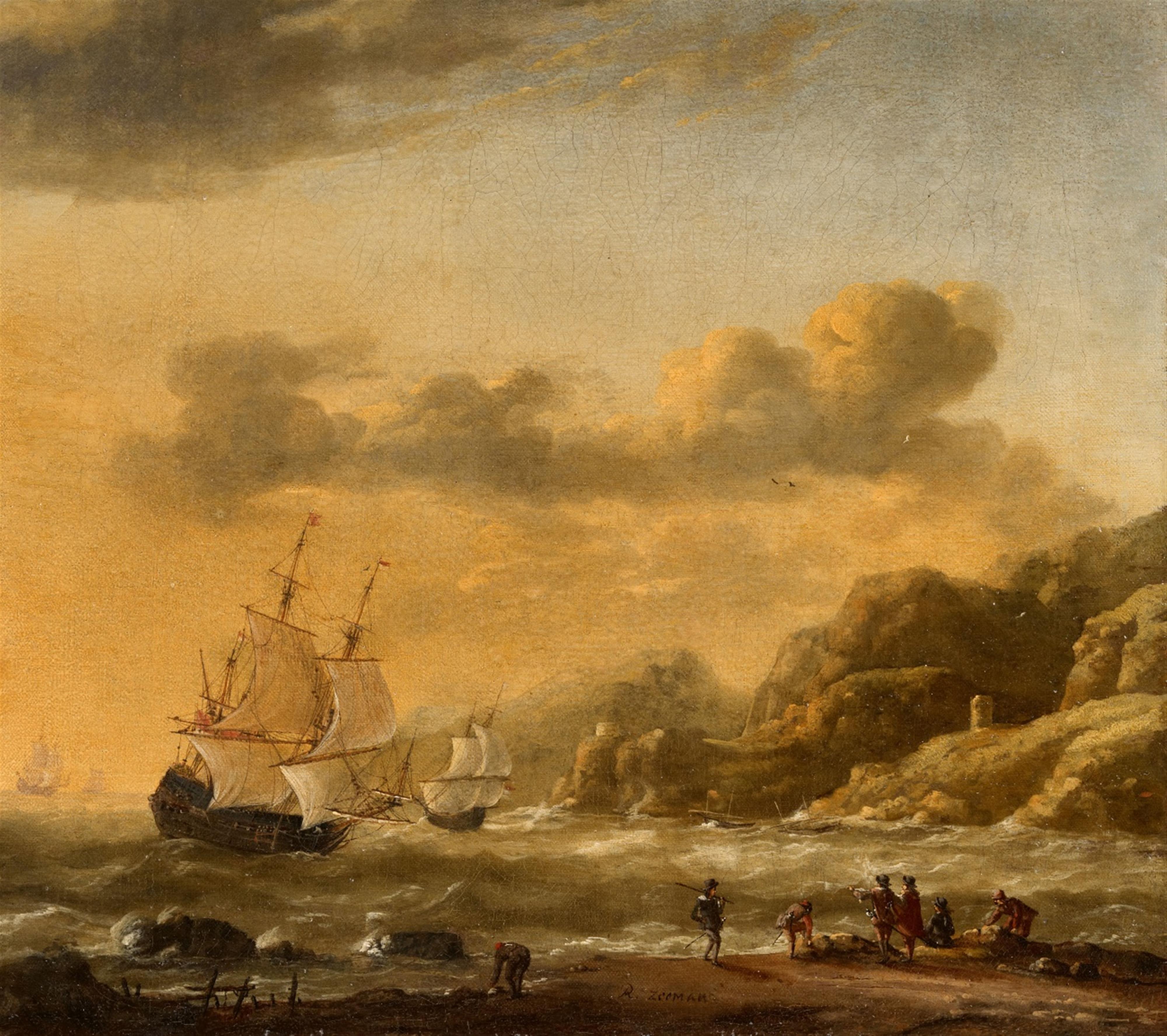 Reinier Nooms - Seelandschaft