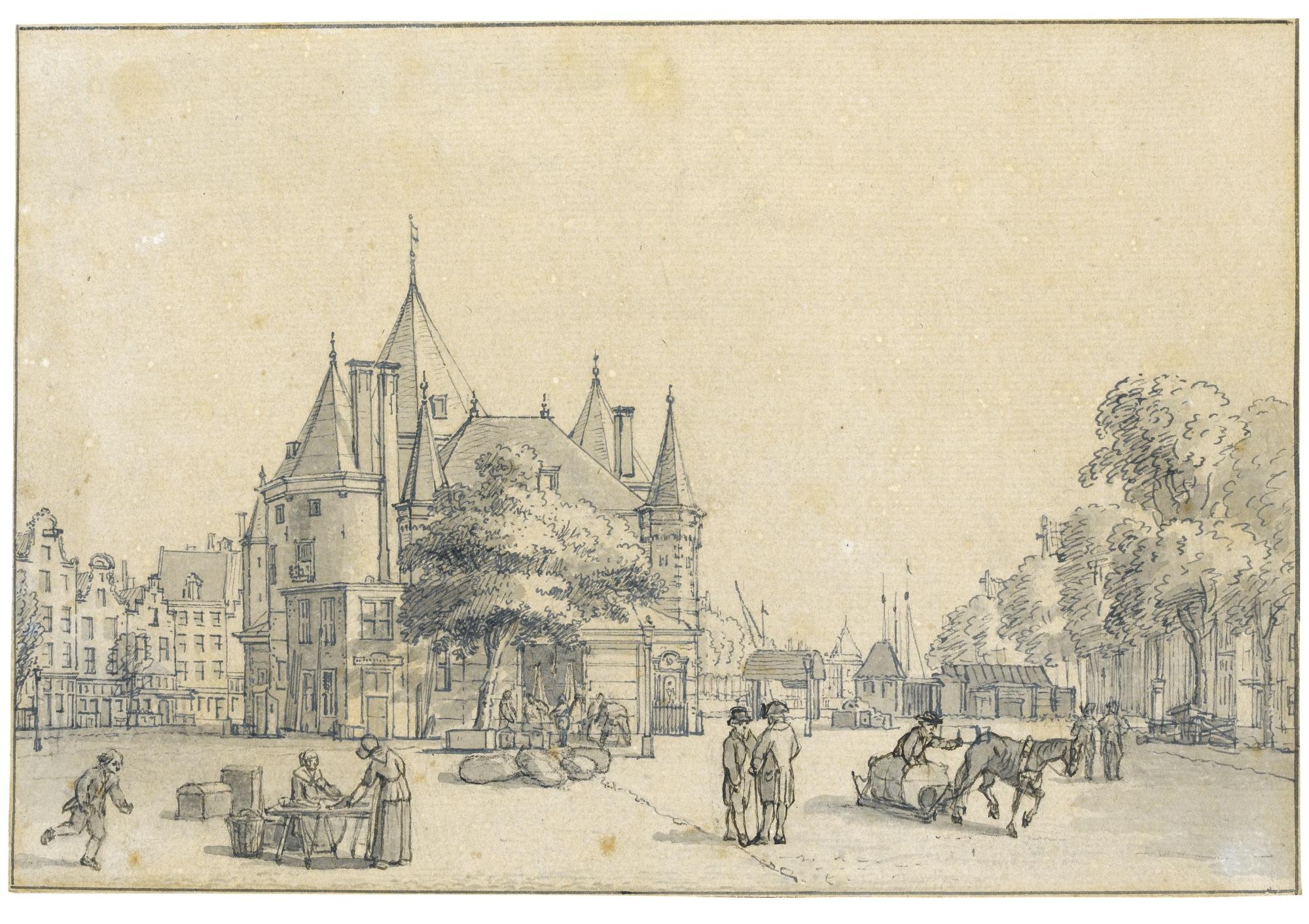 Reinier Vinkeles - View Of The Nieuwmarkt, Amsterdam