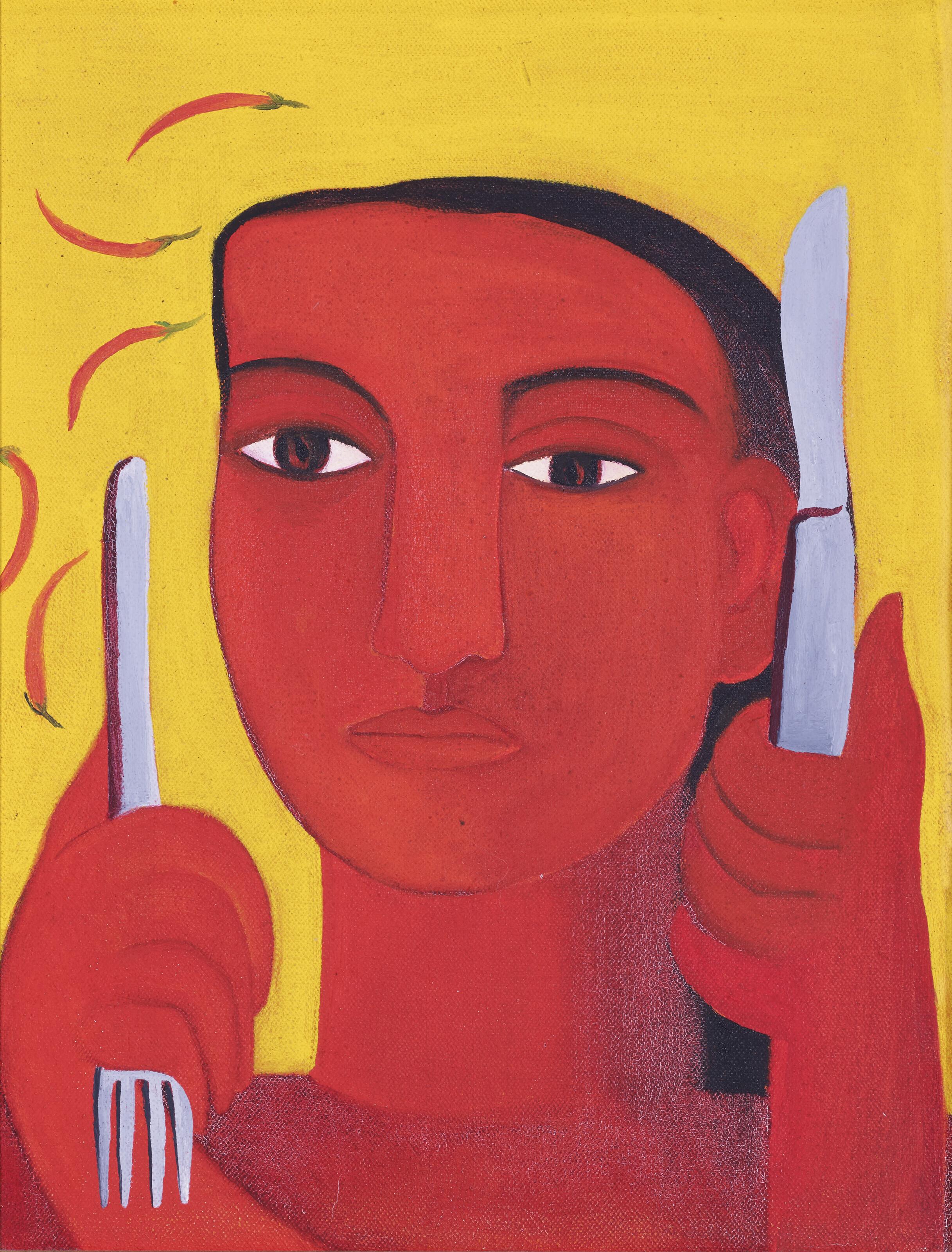 Rekha Rodwittiya - Untitled (The Fire Eater)