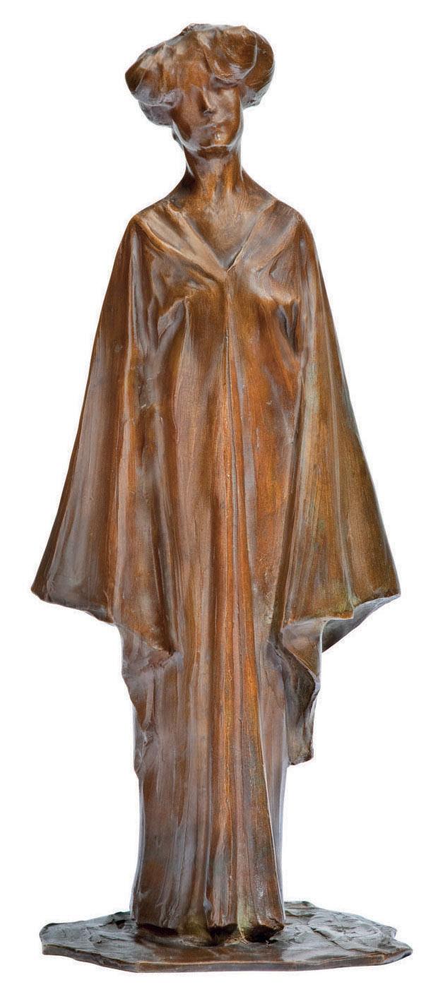 Rembrandt Bugatti - Barbara Bugatti en robe à longues manches