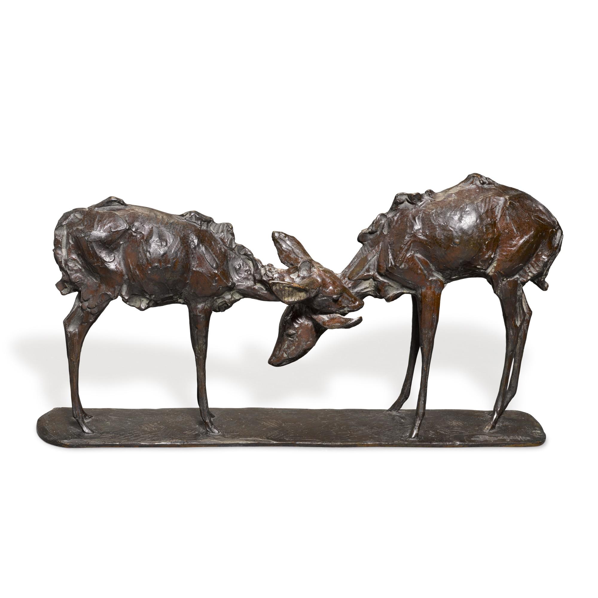 Rembrandt Bugatti - Deux antilopes goudou ou deux amis