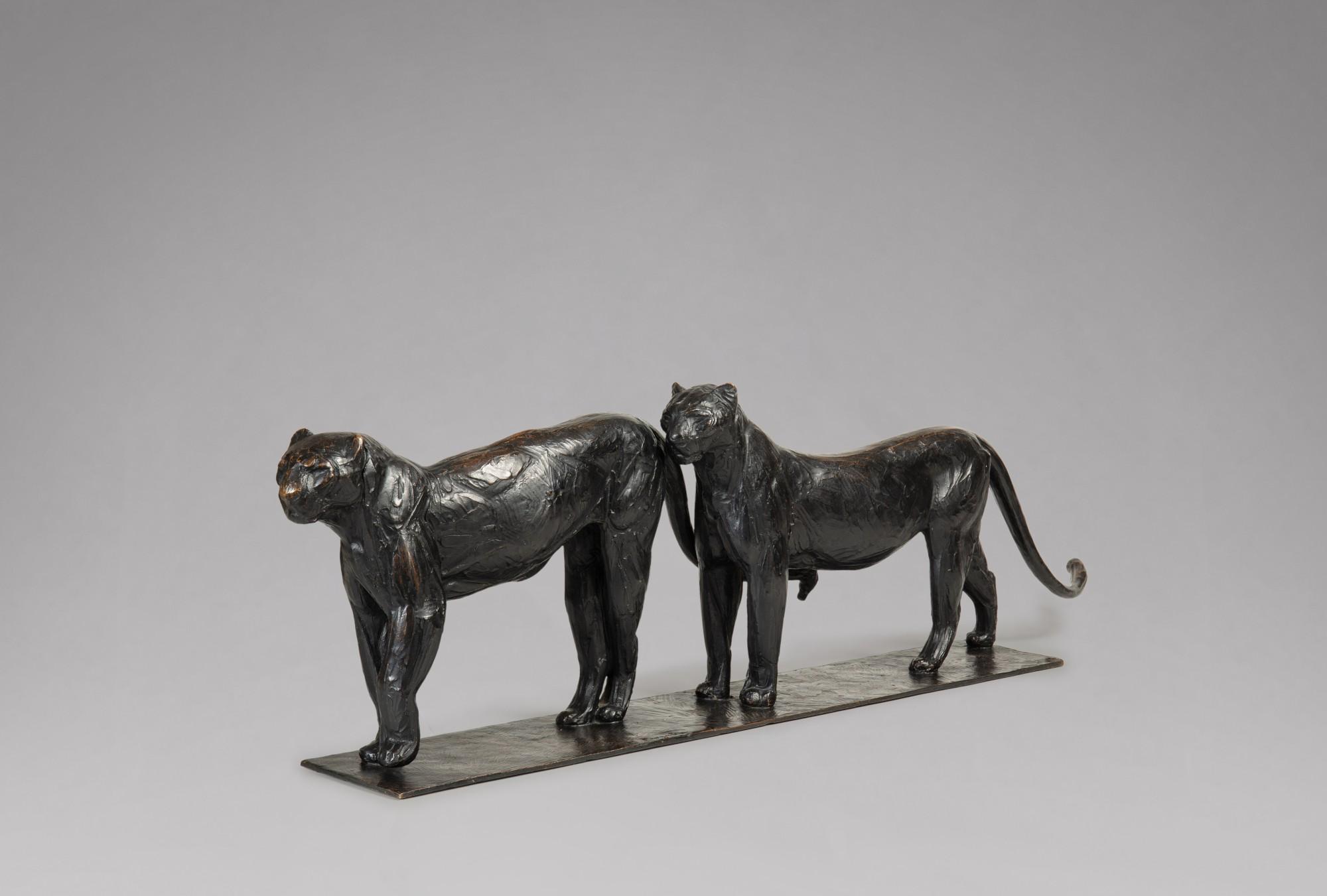 Rembrandt Bugatti - Deux grands léopards