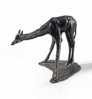 Rembrandt Bugatti - Girafe Buvant, Petit Modèle