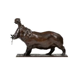 Rembrandt Bugatti - Hippopotame bâillant