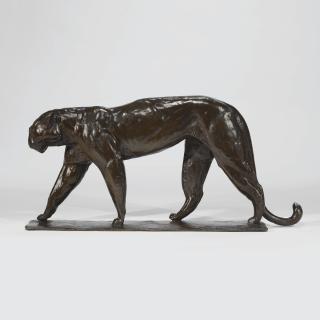 Rembrandt Bugatti - Léopard Marchant