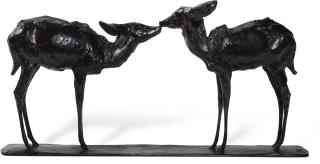 Rembrandt Bugatti - Petites Antilopes Goudou (Caresse)