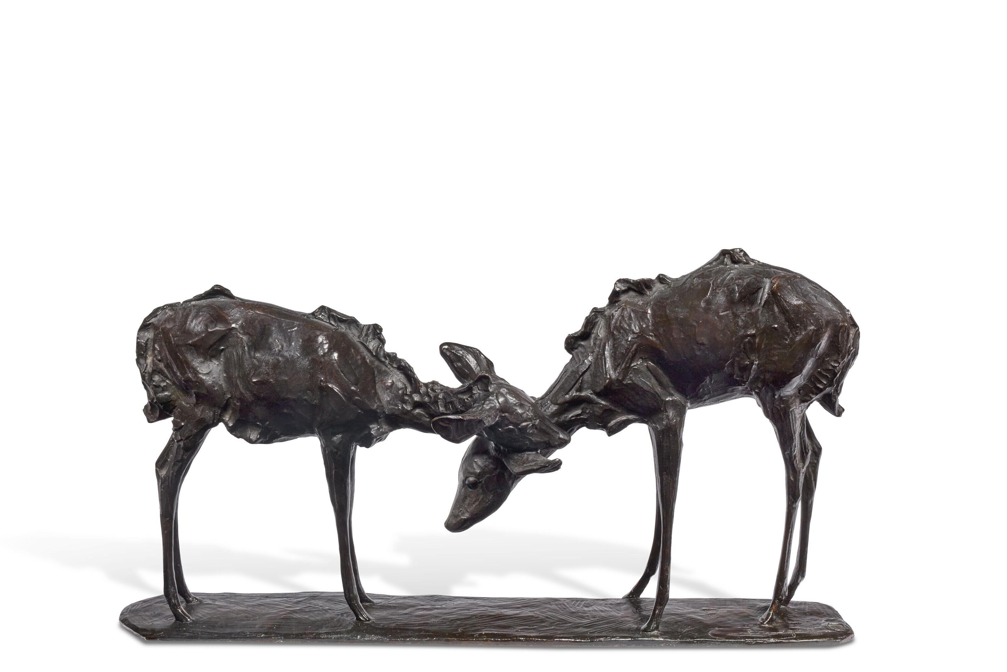 Rembrandt Bugatti - Petites Antilopes goudou \'deux amis\'