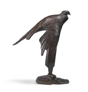 Rembrandt Bugatti - Serpentaire Mâle, Une Aile Déployée