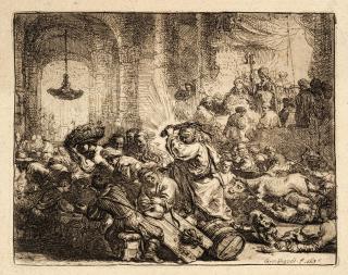 Rembrandt Harmensz. van Rijn - A Collection of five Etchings
