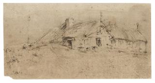 Rembrandt Harmensz. van Rijn - An Inn On A Dyke
