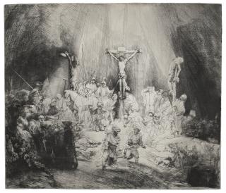 Rembrandt Harmensz. Van Rijn - Christ crucified between two Thieves: ‘The Three Crosses’