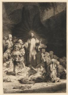 Rembrandt Harmensz van Rijn - Christ Healing the Sick or The Hundred Guilder Print
