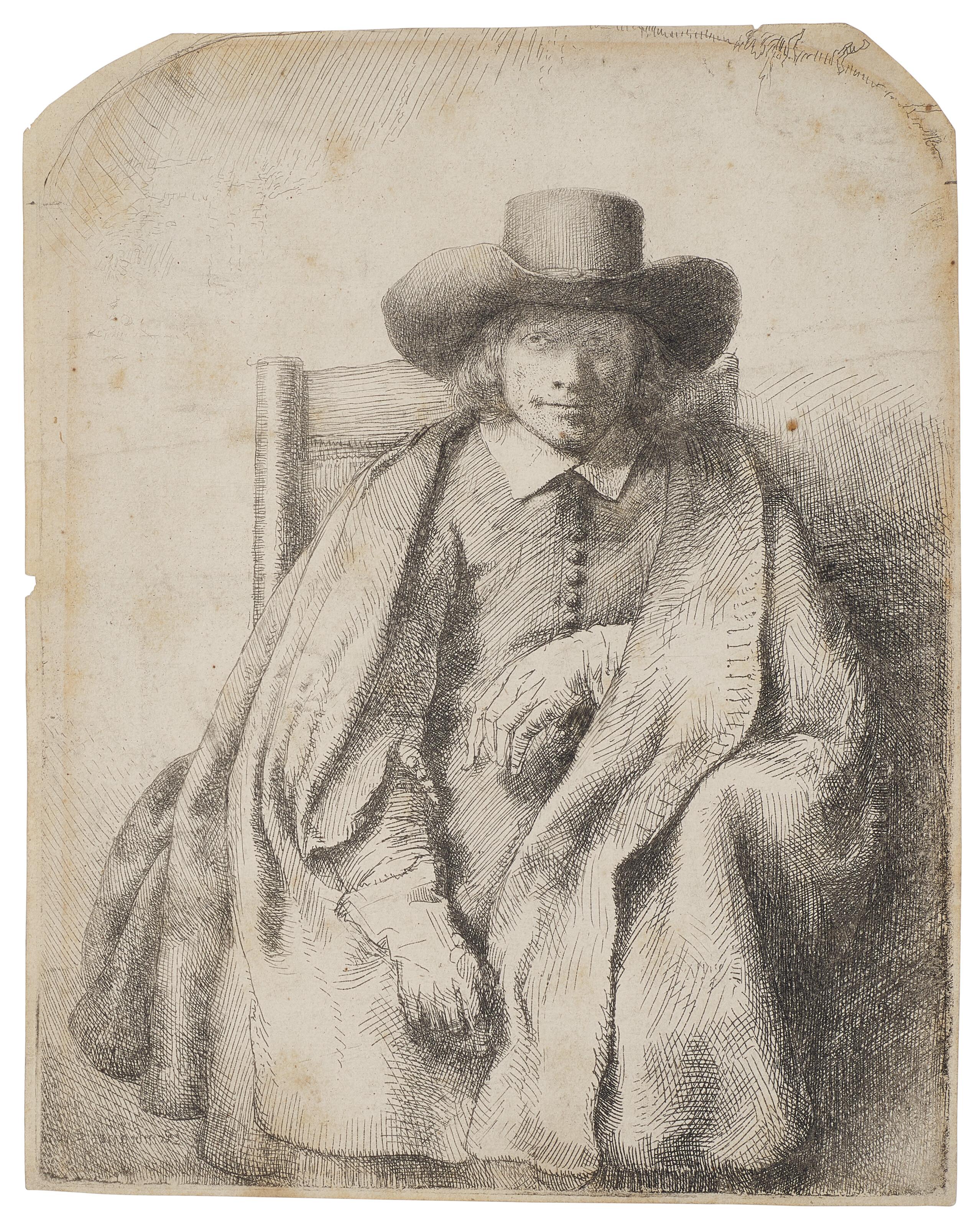 Rembrandt Harmensz. Van Rijn - Clement de Jonghe, Printseller