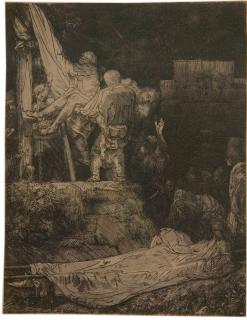 Rembrandt Harmensz. van Rijn - Die Kreuzabnahme bei Fackelschein.