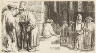Rembrandt Harmensz. van Rijn - Die Synagoge.