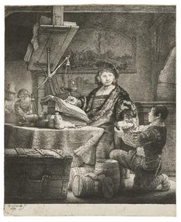 Rembrandt Harmensz. Van Rijn - Jan Uytenbogaert, \'The Goldweigher\'