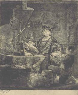 Rembrandt Harmensz. Van Rijn - Jan Uytenbogaert (the Goldweigher)