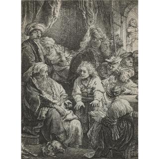 Rembrandt Harmensz. van Rijn - Joseph Telling His Dreams (B., Holl. 37; H. 160; Bb.38-E)
