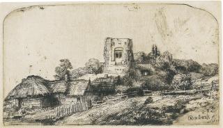 Rembrandt Harmensz. Van Rijn - Landscape With A Square Tower (B., Holl. 218; New Holl. 250; H. 245)