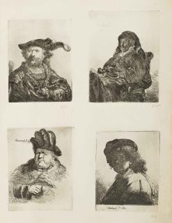 Rembrandt Harmensz. Van Rijn - Recueil de Quatre-Vingt-Cinq Estampes originales, Têtes, Paysages et différents Sujet, dessinées et gravés par Rembrandt