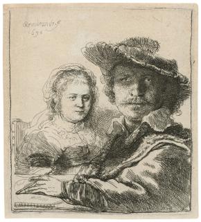 Rembrandt Harmensz. Van Rijn - Self-Portrait with Saskia