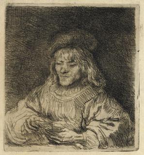Rembrandt Harmensz. Van Rijn - The Card Player (B., Holl. 136; H. 190)