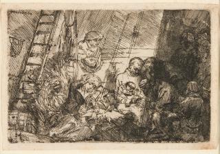 Rembrandt Harmensz van Rijn - The Circumcision in the Stable