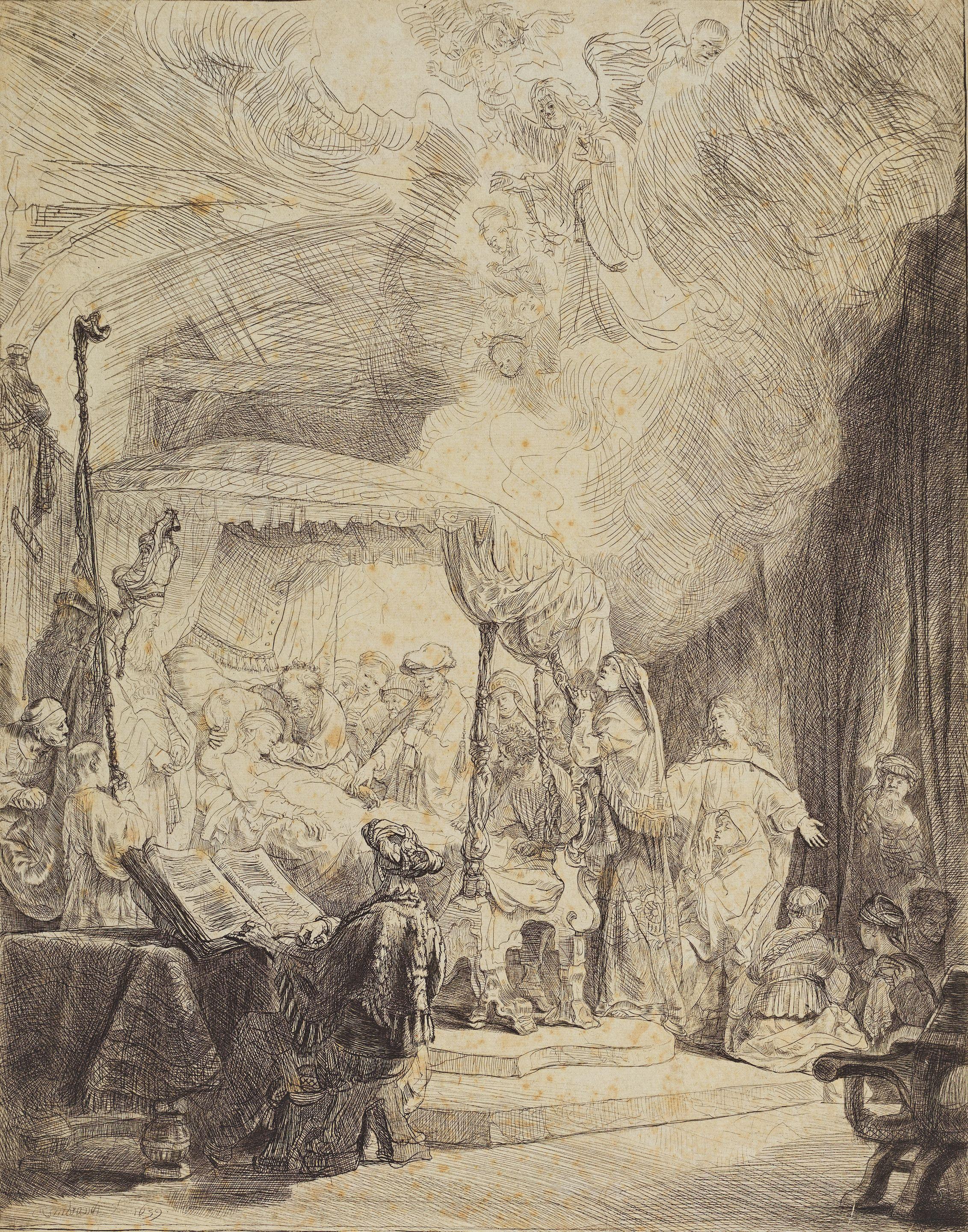 Rembrandt Harmensz van Rijn - The Death of the Virgin