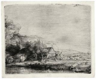 Rembrandt Harmensz. Van Rijn - The Landscape with the Cow