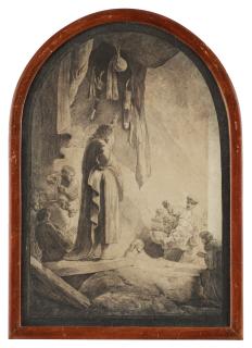 Rembrandt Harmensz van Rijn - The raisinig of Lazarus: Large plate