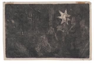 Rembrandt Harmensz van Rijn - The Star of the Kings: A Night Piece