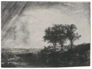 Rembrandt Harmensz. van Rijn - The Three Trees (B., Holl. 212; New Holl. 214; H. 205)