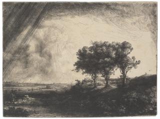 Rembrandt Harmensz. Van Rijn - The Three Trees