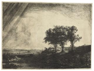 Rembrandt Harmensz. Van Rijn - The Three Trees