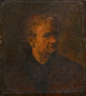 Rembrandt van Rijn - Brustbild eins bärtigen Mannes