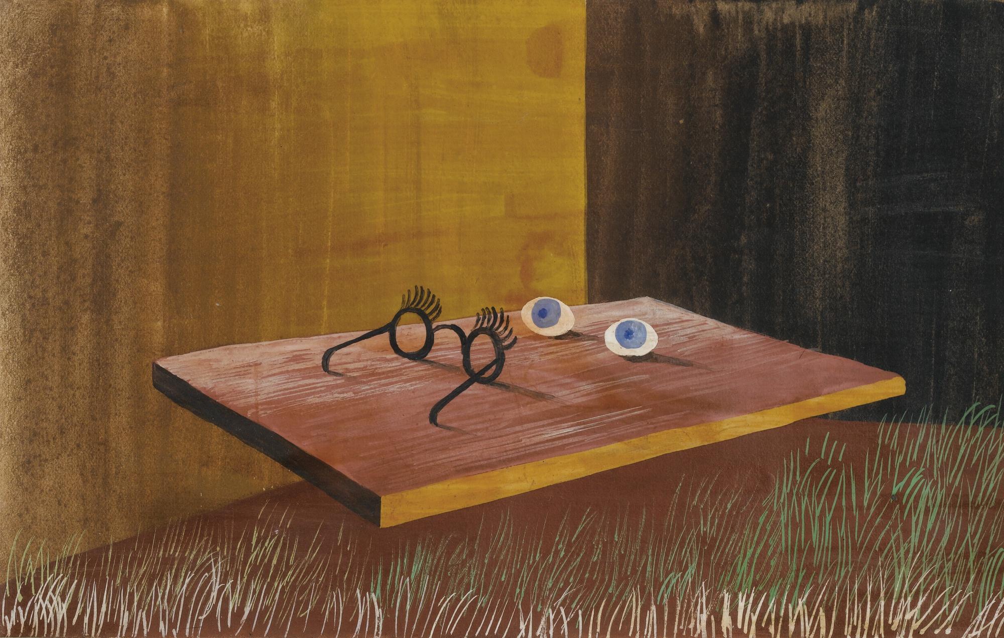 Remedios Varo - Ojos Sobre La Mesa
