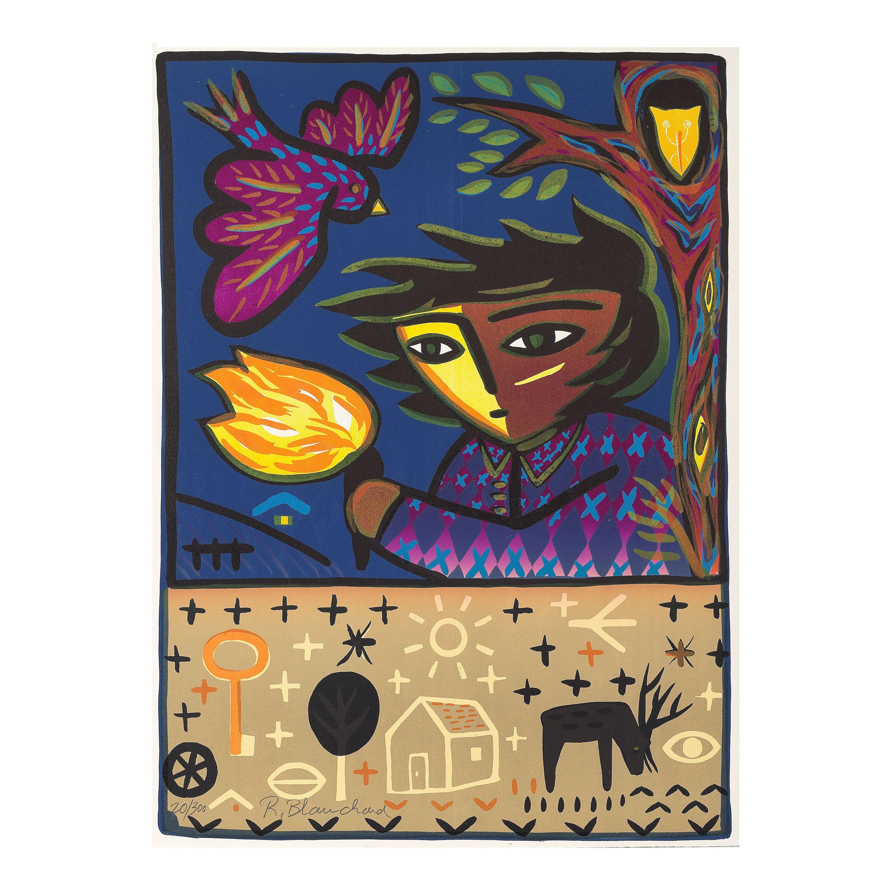 Rémi Blanchard - L\'enfant et l\'oiseau, 1990