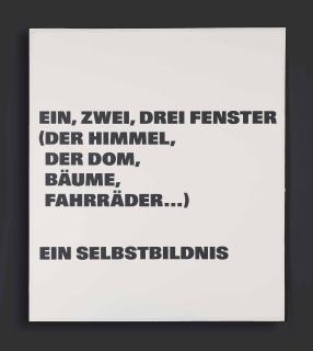 Rémy Zaugg - Ein Selbstbildnis (A Self Portrait)