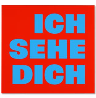 Rémy Zaugg - ICH SEHE DICH (No. 6) (from the Von der Blindheit series)