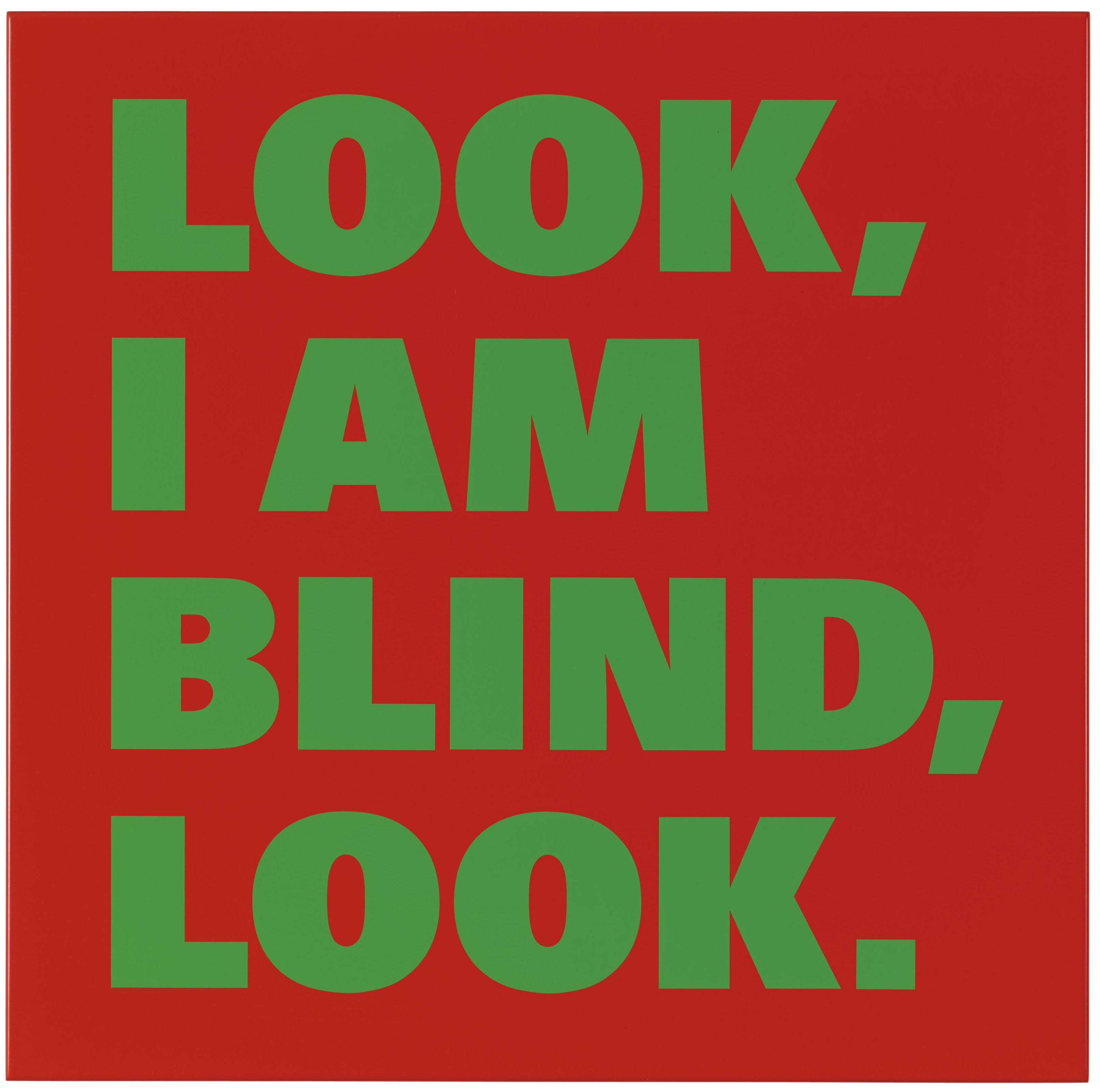 Remy Zaugg - LOOK, I AM BLIND, LOOK., Nr. 6, 1998-99