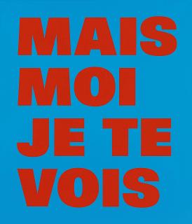 Rémy Zaugg - MAIS MOI JE TE VOIS (But I can see you)