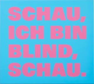 Rémy Zaugg - Schau, Ich Bin Blind, Schau, 1997