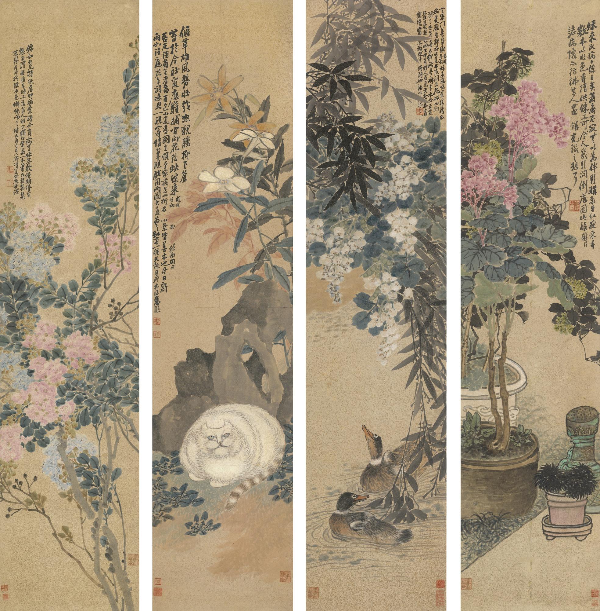 Ren Xiong - Autumn Blossoms