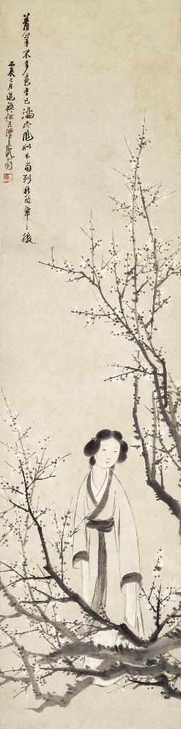 Ren Xiong - Lady under Plum Tree