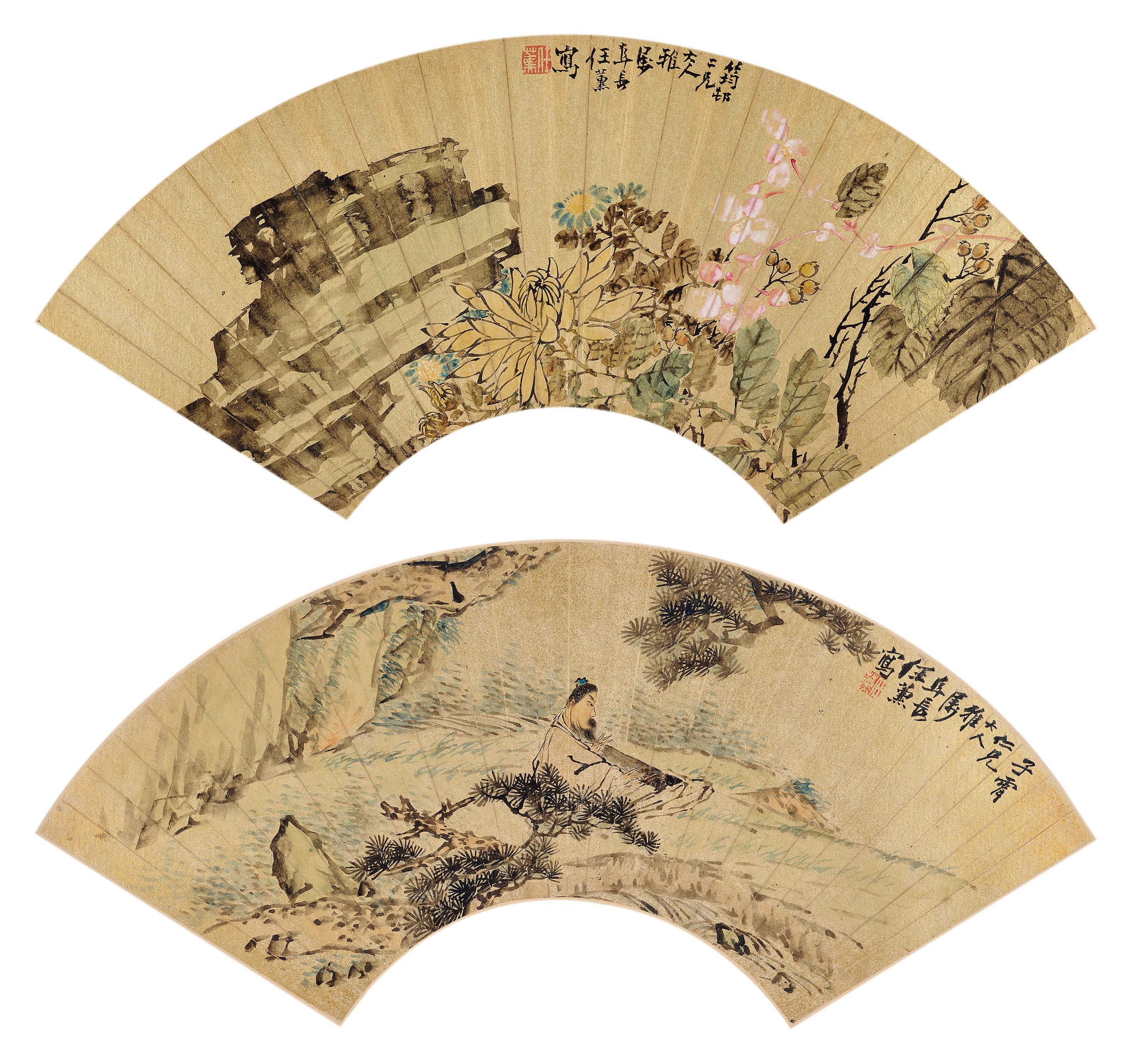 Ren Xun - Figures and Flowers